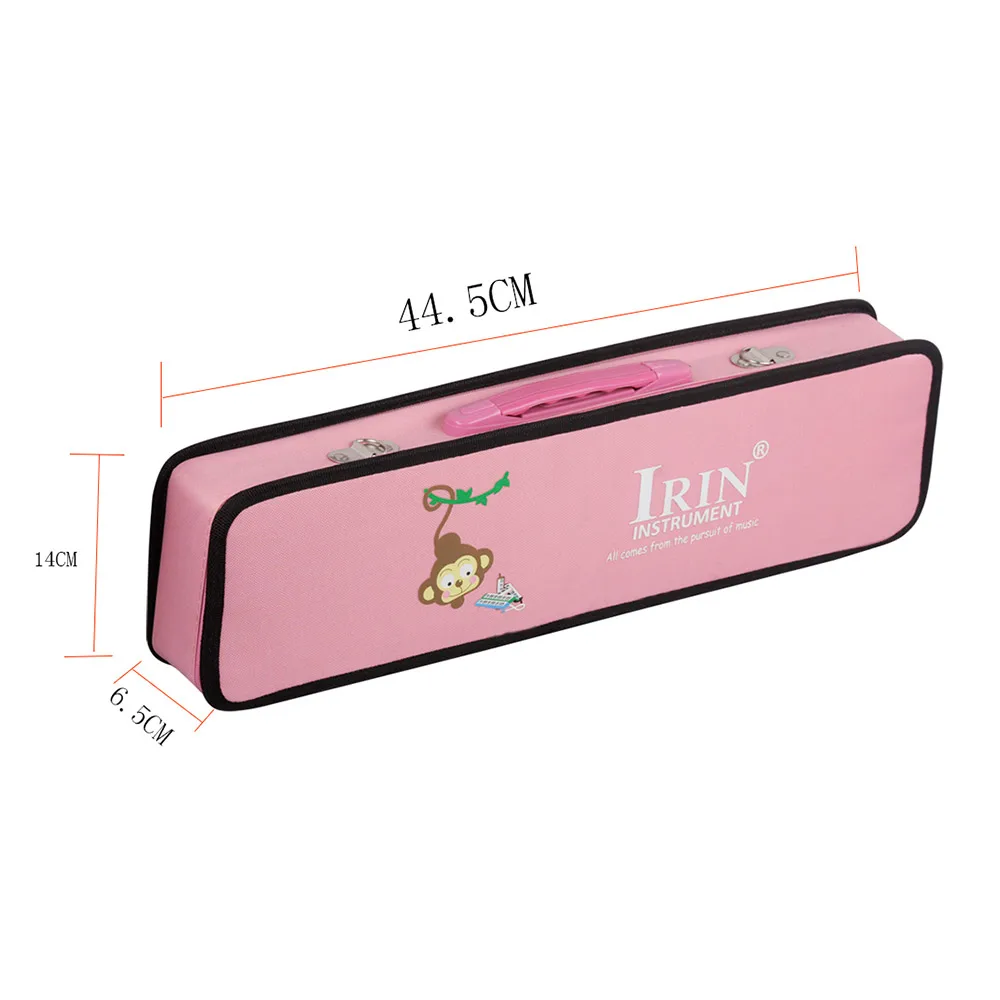 

IRIN W-32R 32-Key Melodica Carring Case Piano Style Mouth Organ Instrument Traval Bag with Shoulder Strap Handle