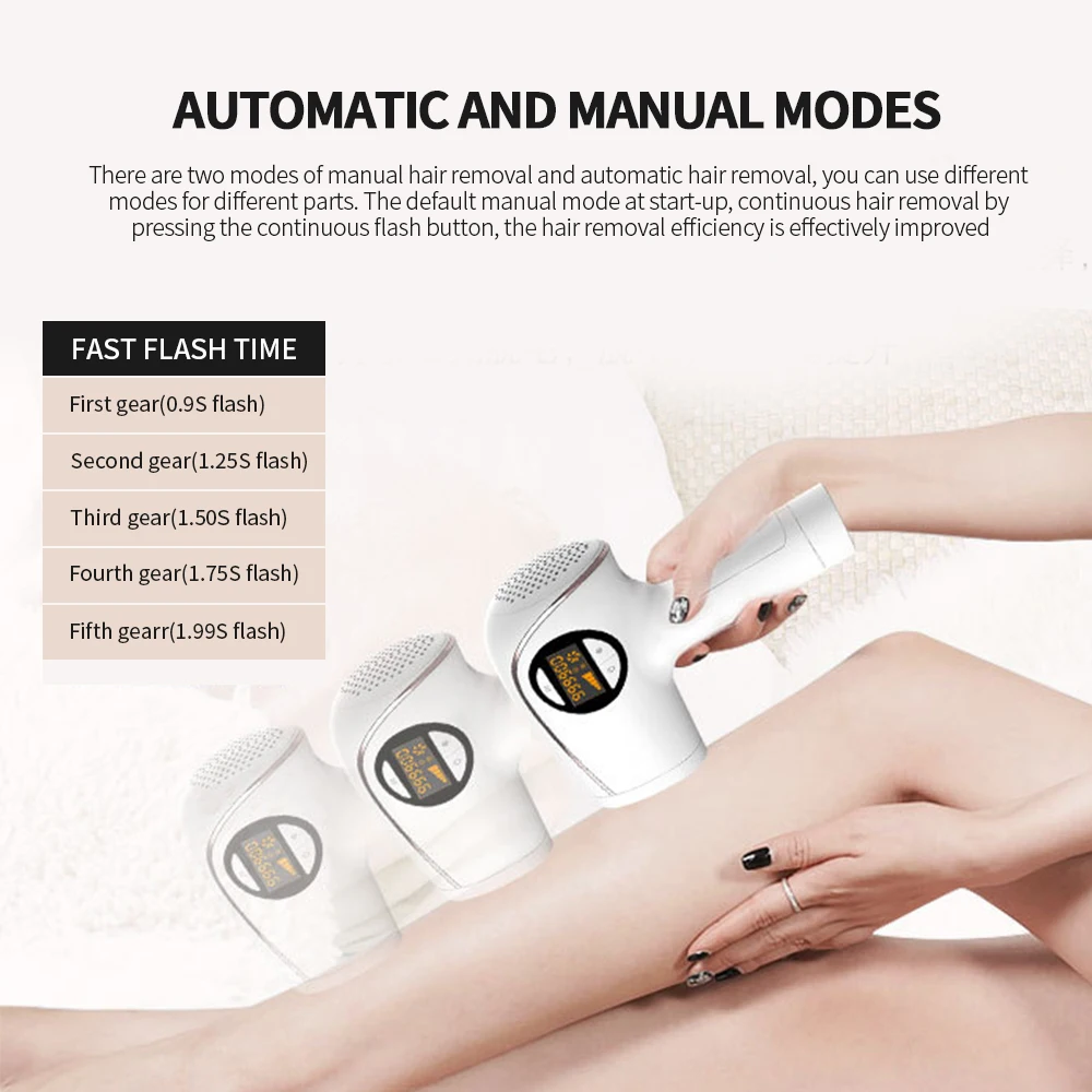 

990000 Flashes 2020 New Laser Epilator Permanent IPL Photoepilator Hair Removal Painless electric Epilator hair remover machine