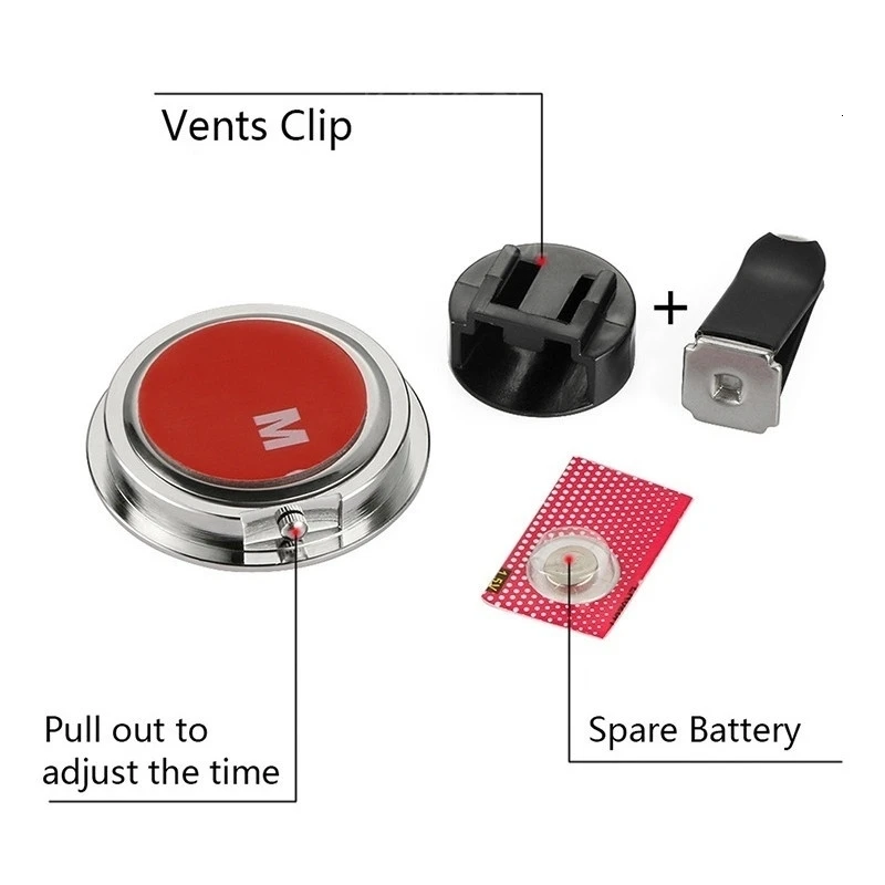 Автомобильные часы светящиеся мини автомобили внутренние цифровые механические