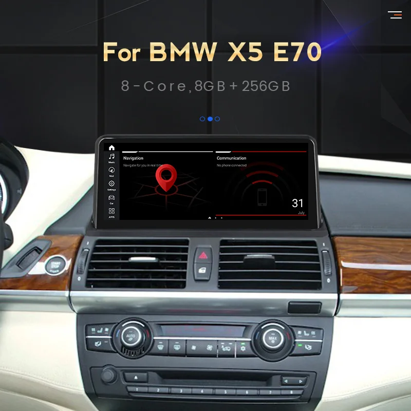 Snapdragon662 8 + 256G GPS автомобильный радиоприемник мультимедийный видеоплеер для BMW X5