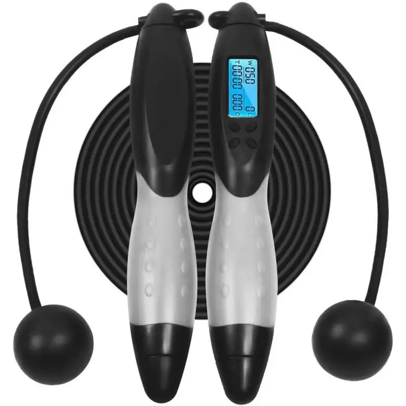 

Electronic Jump Rope With Counter Speed Wireless Skipping Adjustable Crossfit Anti-Slip Handle For Workout Boxing Training Wire