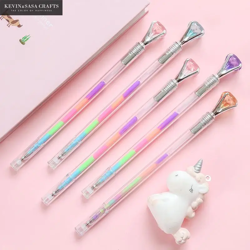 3 шт./компл. Радужная гелевая ручка Канцтовары Kawaii школьные принадлежности
