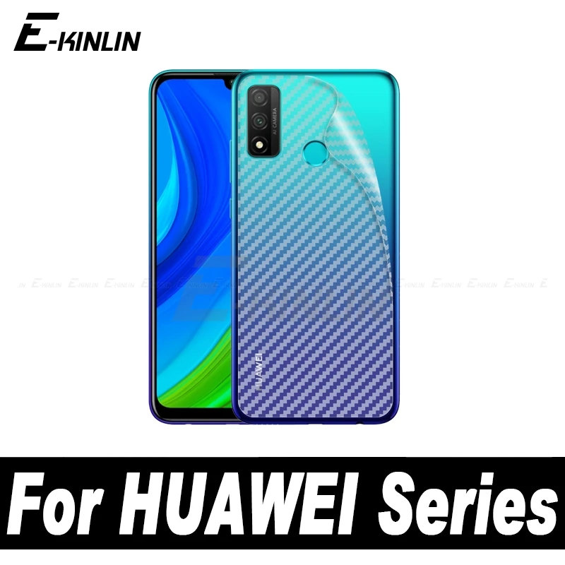 Мягкая углеволоконная защитная пленка на заднюю панель для HuaWei P Smart Pro S Z Plus 2021 2020