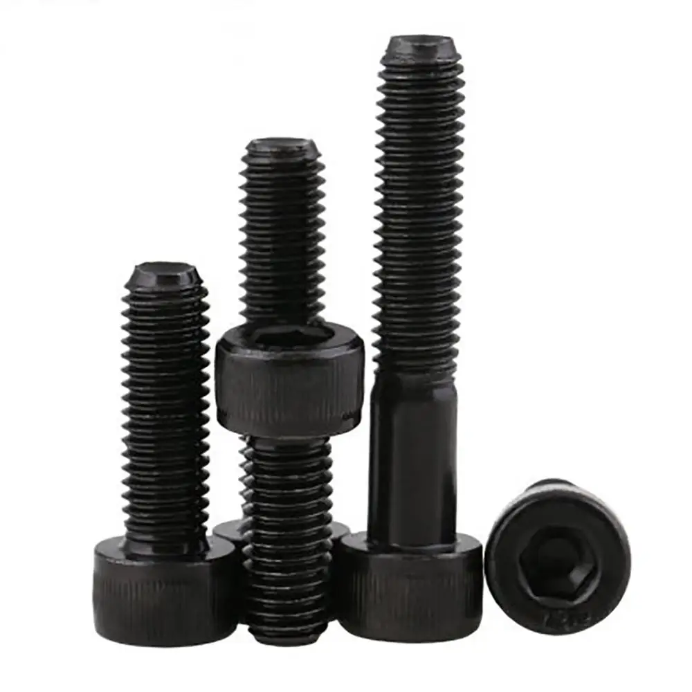 

1Pcs 3/8-16 Black Hex Socket Head Cap Screws BSW Allen Head Hexagon Socket Bolts 12.9 Grade Carbon Steel