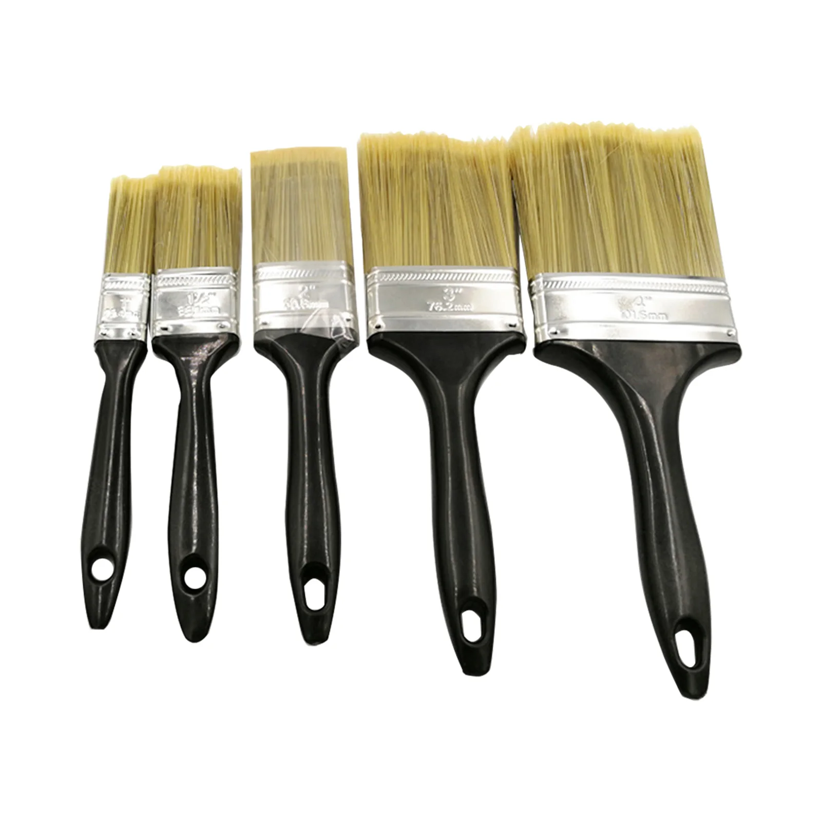 

5pcs Crafts Decks Doors Paint Brush Artist Decorating Tool For Painting Walls