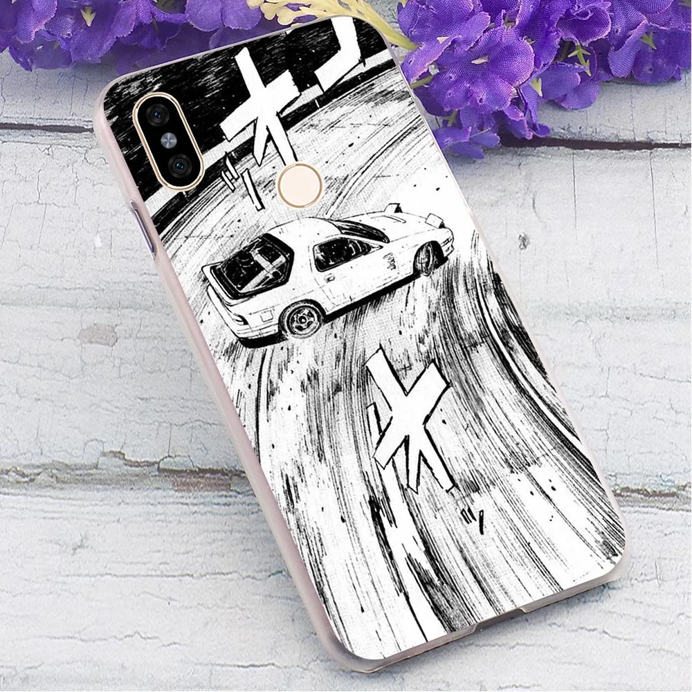 Чехол INITIAL D AE86 для Redmi 5A 4X 4A 5 6 7A Plus/6A 6/K20 Pro GO Note 4 3/5/6/7 жесткий чехол|Бамперы| |