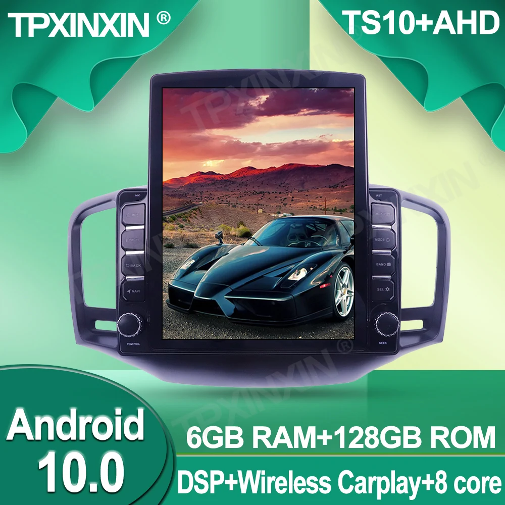 구매 테슬라 스타일 차량용 라디오, 무선 카플레이 스테레오 수신기, MG 350 안드로이드 6 + 128G, 6 + 128G, 자동차 라디오 플레이어, 라디오 IPS 스크린