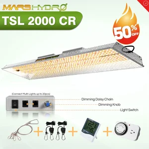 Светодиодная лампа Mars Hydro TSL 2000W для выращивания растений, лампа полного спектра для гидропонных систем, тент для овощей, цветов, фитолампа,