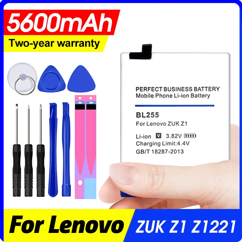 Аккумулятор 5600 мАч BL 255 BL255 для Lenovo ZUK Z1|Аккумуляторы мобильных телефонов| |