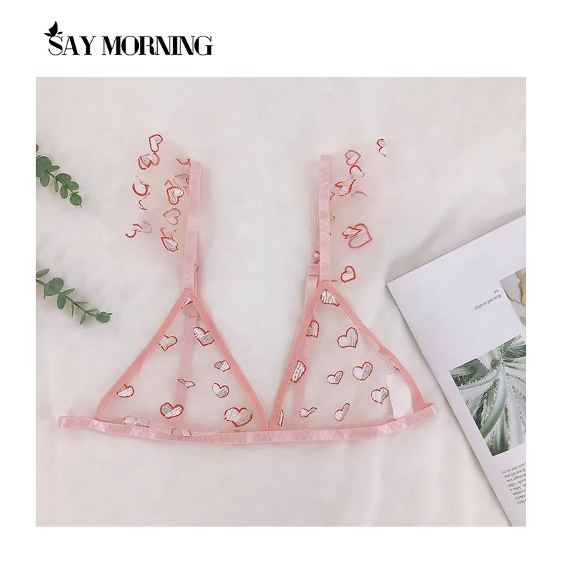 Женский кружевной комплект нижнего белья SAY MORNING тонкие прозрачные