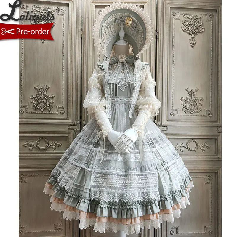 Цветущие камелиас~ элегантное платье лолиты JSK вечерние платья миди от Alice Girl~ предзаказ