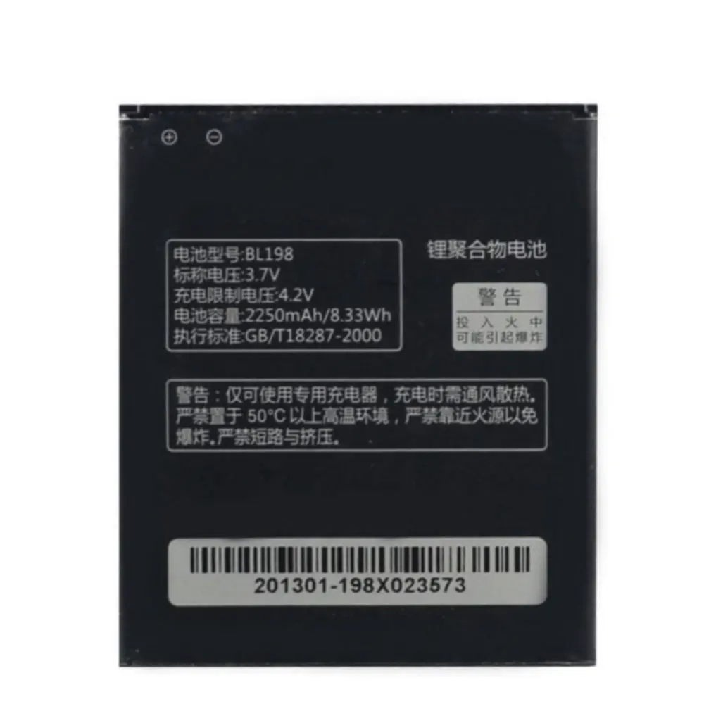 Аккумулятор BL198 2250 мАч для Lenovo A850 A830 K860 S880 S880I S890 A860E A678T|Аккумуляторы мобильных