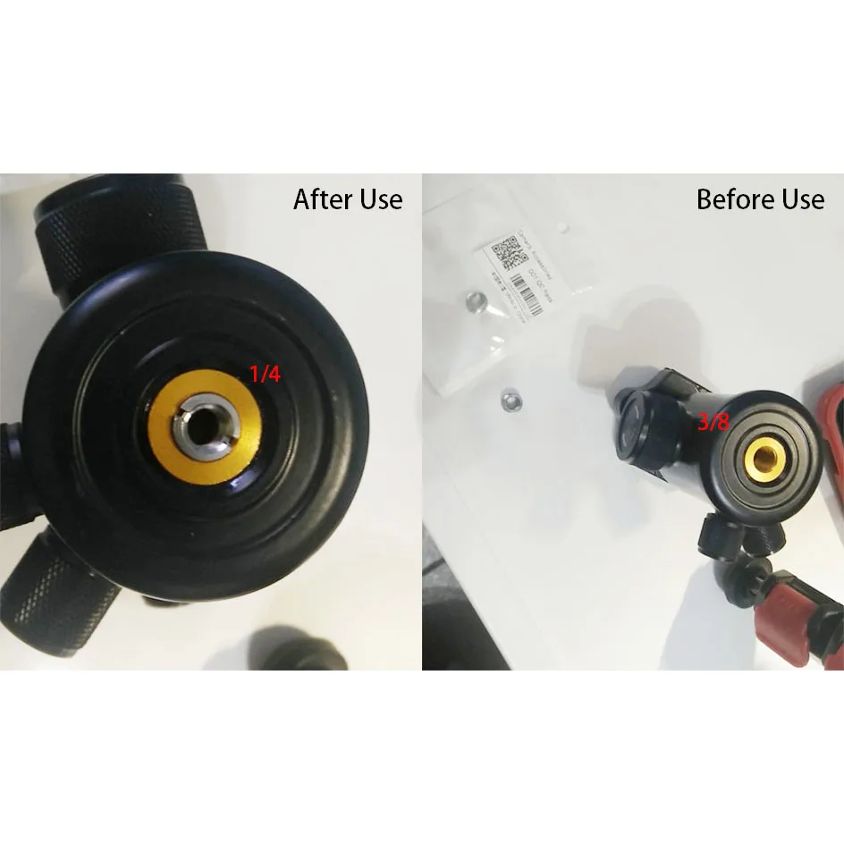 Адаптер для штатива с резьбой фото и видеостудии 1/4 &quotМама&quot на 3/8 &quot 2 шт.|tripod