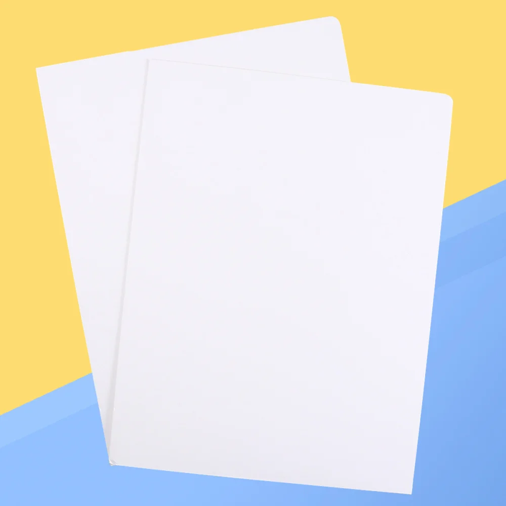 

12Pcs A4 2Pockets Kraft Paper File Folder Brown Holder Document Folder Office Project File Presentation Folder (Red)