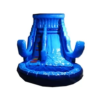 new design inflatable water gamecommercial inflatable pool water slide with free ce blower
