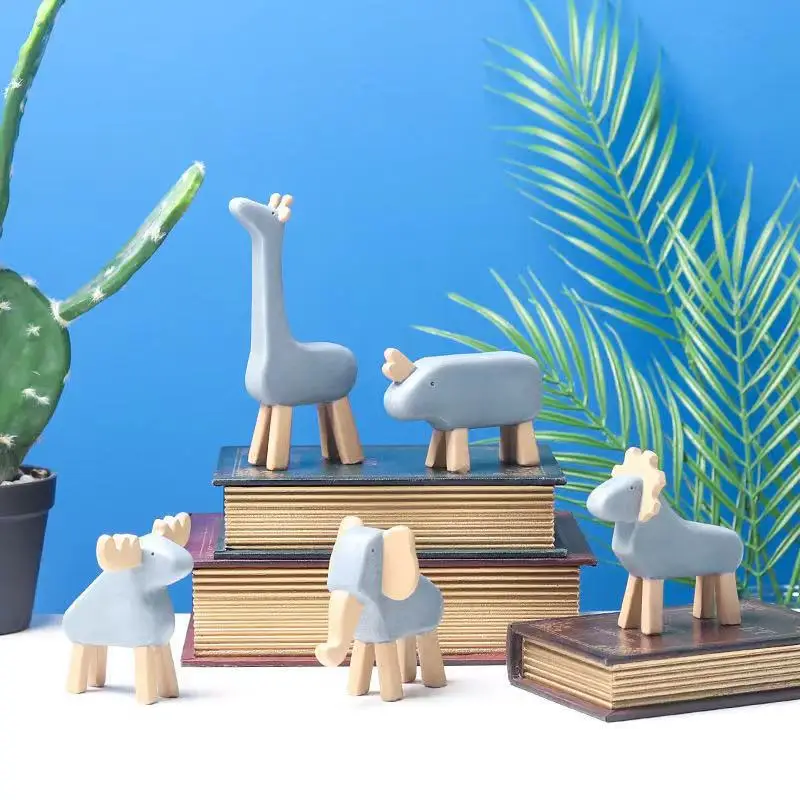 

Статуя олени Скульптура смолы головы оленя, настенные украшения Nordic домашний декор Статуи фигурки оленя современный подвесной светильник ...