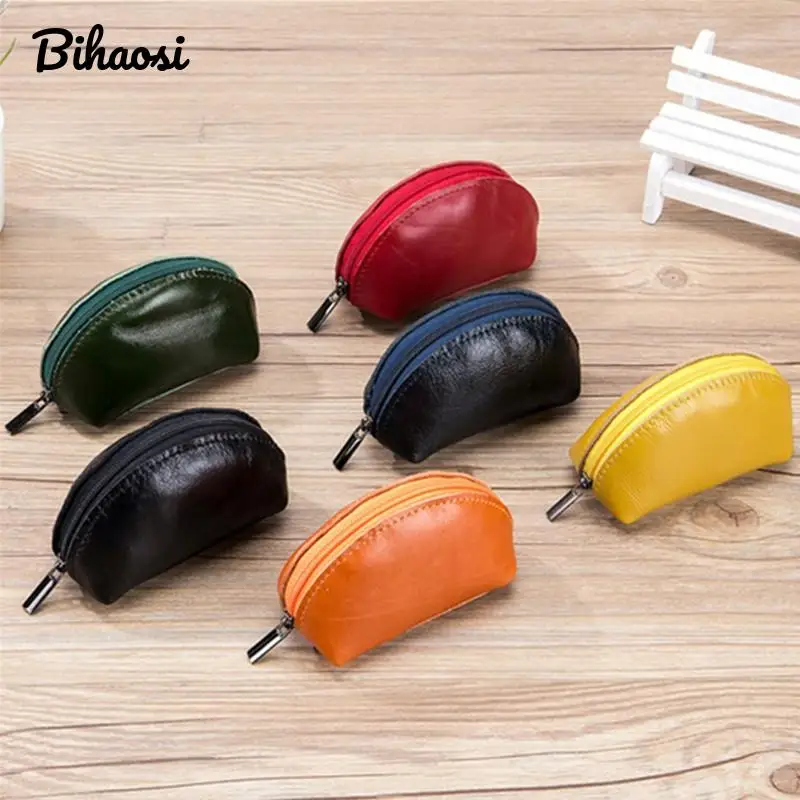 

Leather Mini Change Bag Men's And Women's Earphone Storage Bag Earphone Bag Candy Coin Bag Kids Purse Wristlet Korean Coin Purse