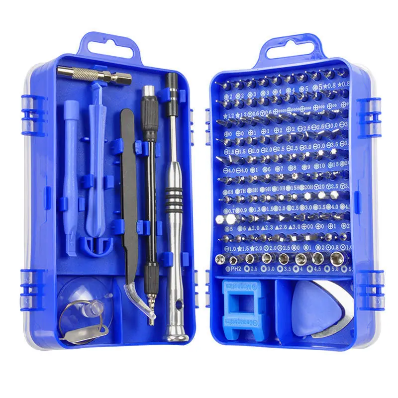 

135/115/110 in 1 Precision Screwdriver Set DIY Repair Tools Kit to Fixing Phone Laptop PC Watches Glasses and Other Electronics