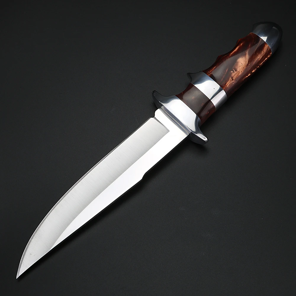 Высокопрочный прямой нож с фиксированным лезвием Портативный для выживания на