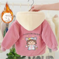 girls babys kids coat jacket outwear 2022 retro thicken spring autumn cotton teenagers overcoat top tracksuits high quality chi