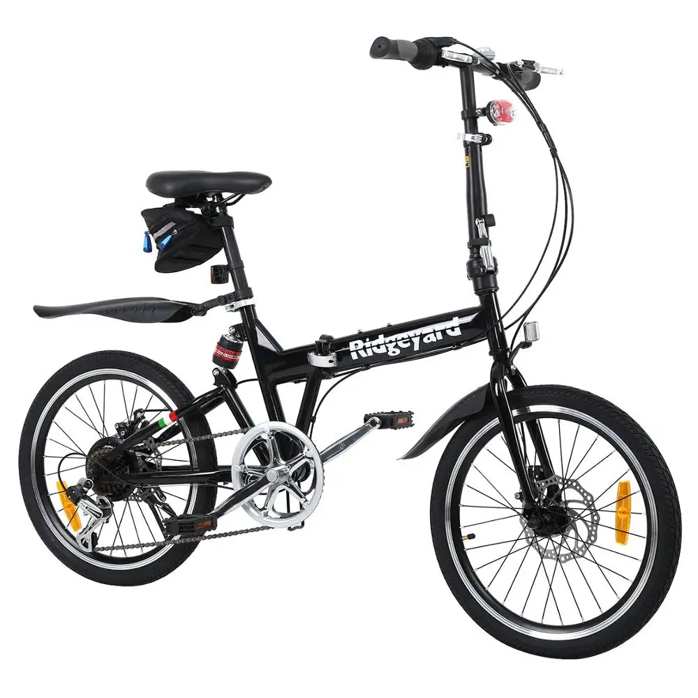 Yonntech унисекс складной городской велосипед 7 скорость переключатель пижам с