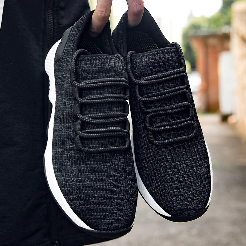 

Мужские кроссовки мужская повседневная обувь; Мужская обувь без шнурков; Удобные мужские Дышащие Модные Белые сетчатые кроссовки для мужчи...