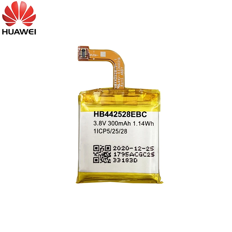 Оригинальный сменный аккумулятор Hua Wei HB442528EBC для Huawei Watch 1 Watch1 300 мАч новые