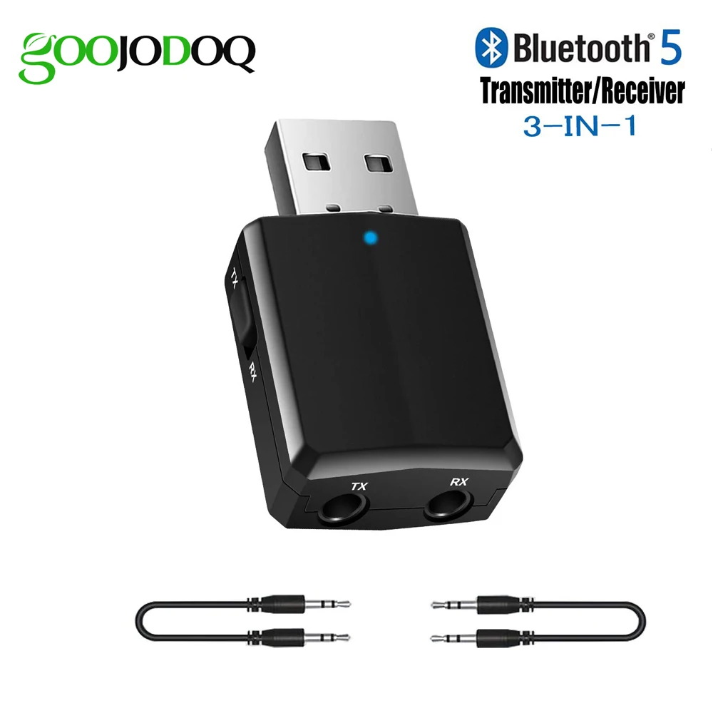 USB Bluetooth 5,0 передатчик приемник 3 в 1 адаптер EDR ключ 3,5 мм AUX для ТВ ПК наушники для дома стерео автомобиля HIFI аудио