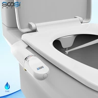 bidet non electric toilet seat bathroom sprayer double nozzle muslim shower fresh water sprayer anal cleaning ass washer soosi