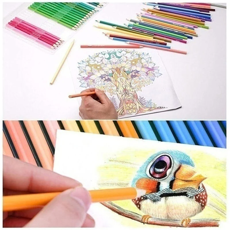 120 цветов карандаш ed из радужной древесины масляные мягкие яркие цветные