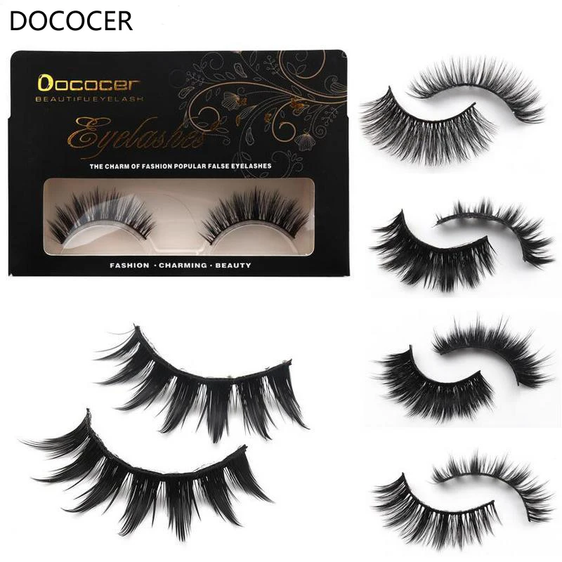 Ресницы из искусственной норки ручной работы 50 парт/лот|strip mink eyelashes|mink lasheswholesale