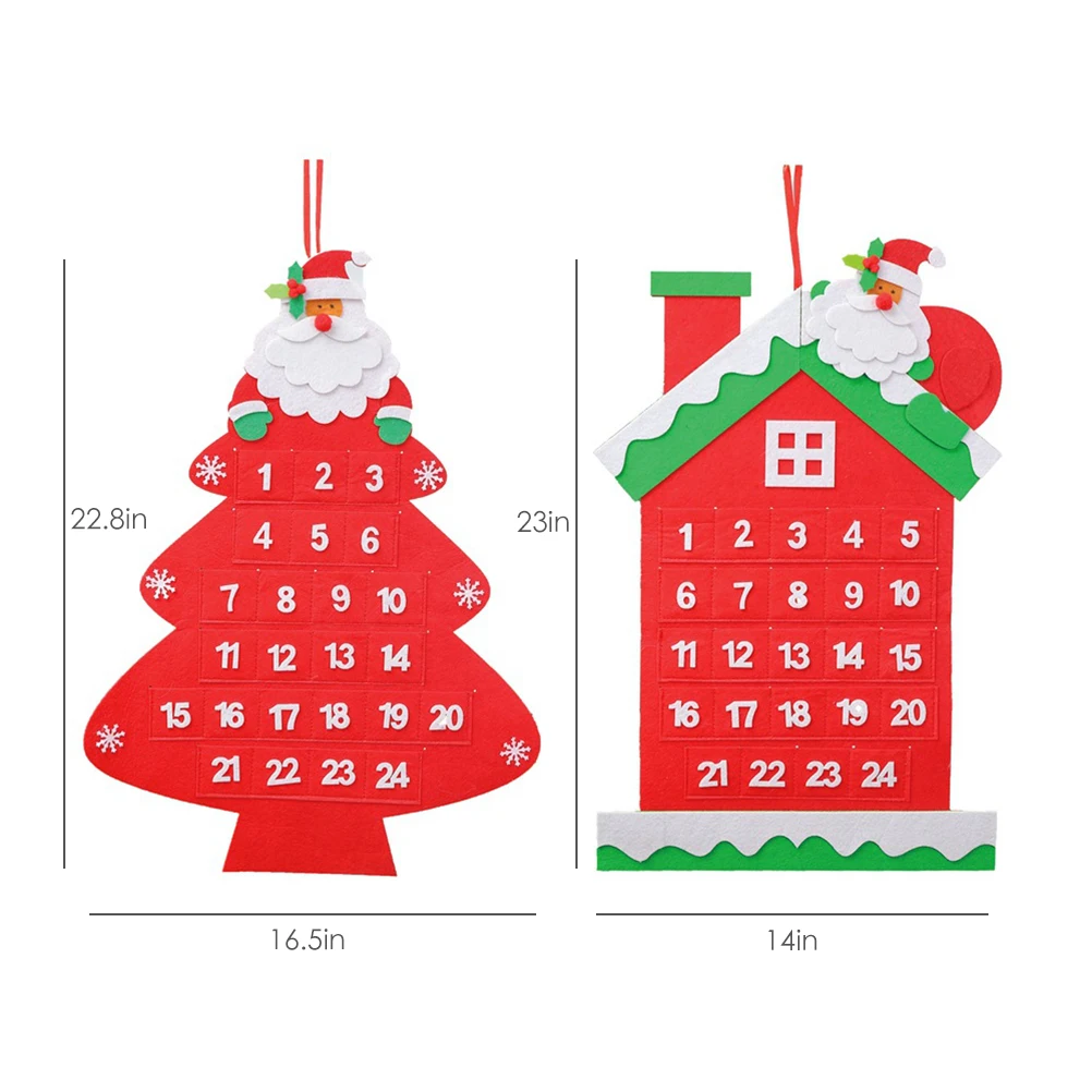 Рождественский календарь подвесные украшения на елку Новогодний Декор для дома