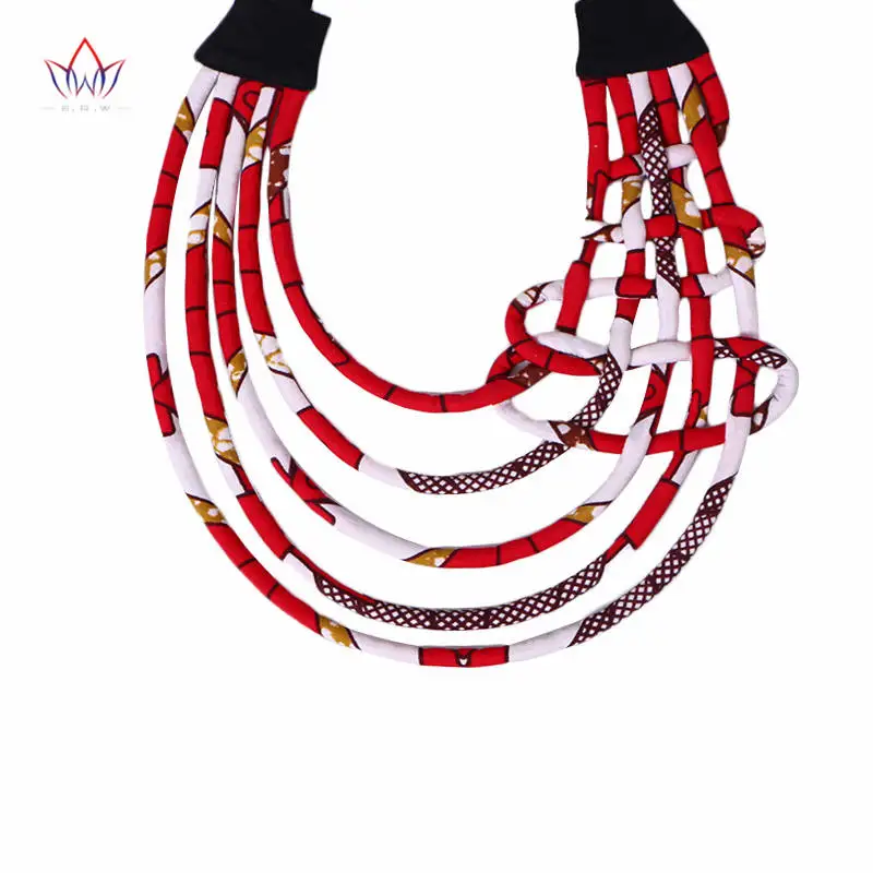 Африканское ожерелье с принтом Анкары Африканские Этнические украшения ручной