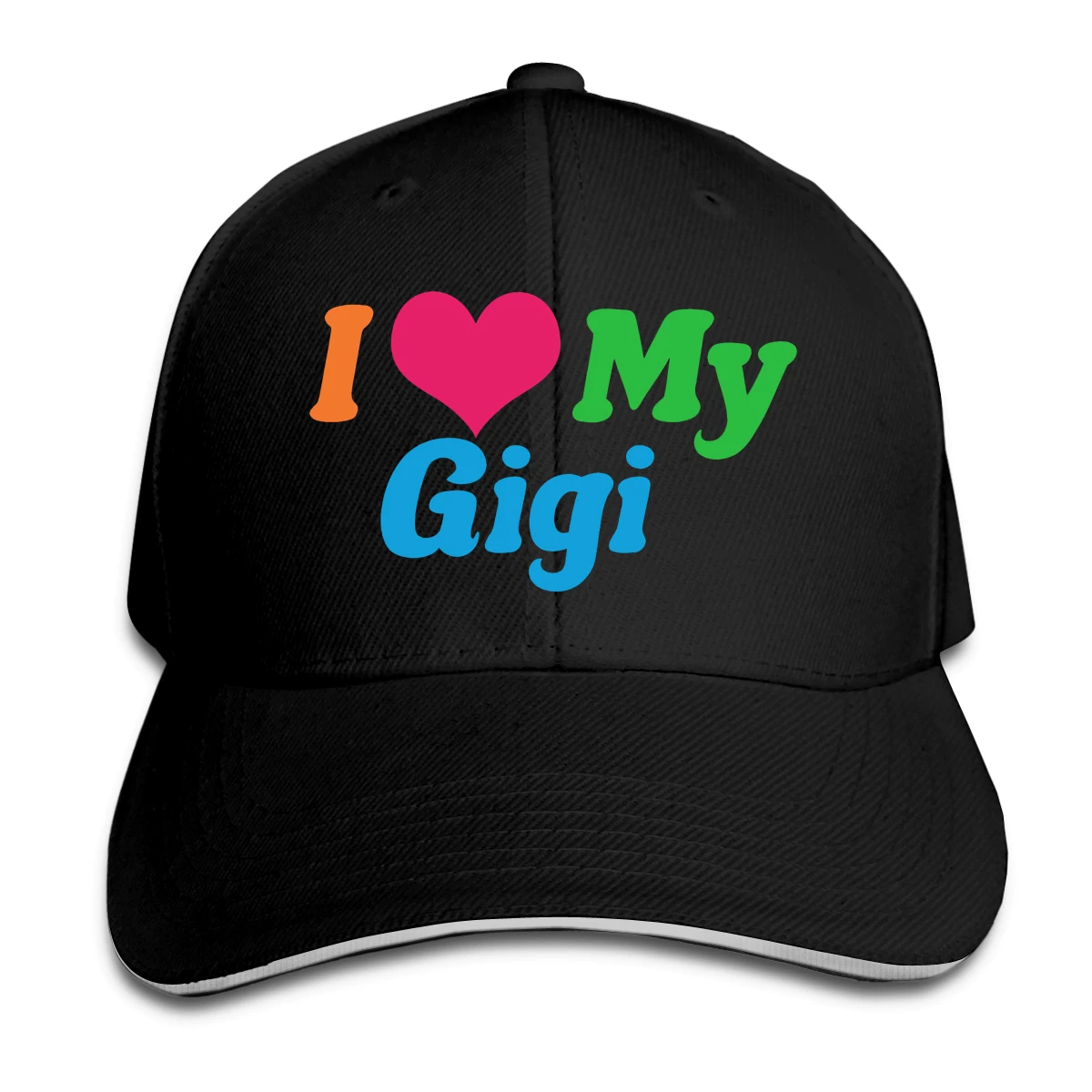 

I Love My Gigi Hat Baseball Cap for Men Women Fashion Adjustable Sun Hat