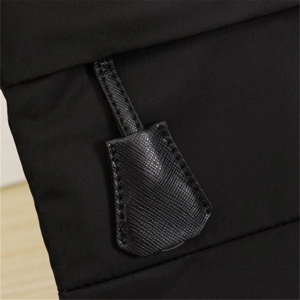 

Men's bag nylon bag small waterproof diagonal bag men's black zipper business bag