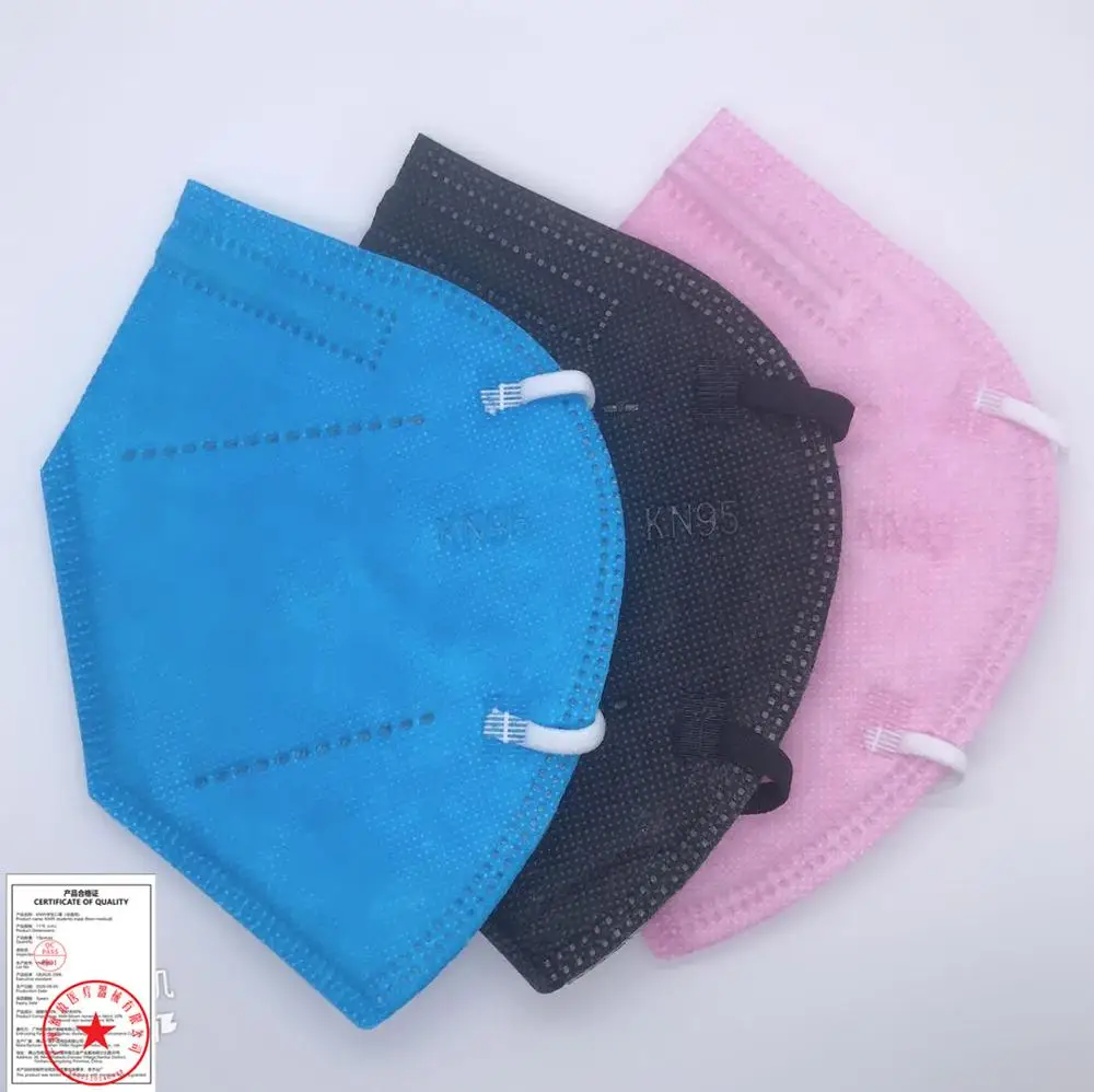 5 слоев FFP2 KN95 Маска цветов защитная маска Безопасность респиратор против пыли