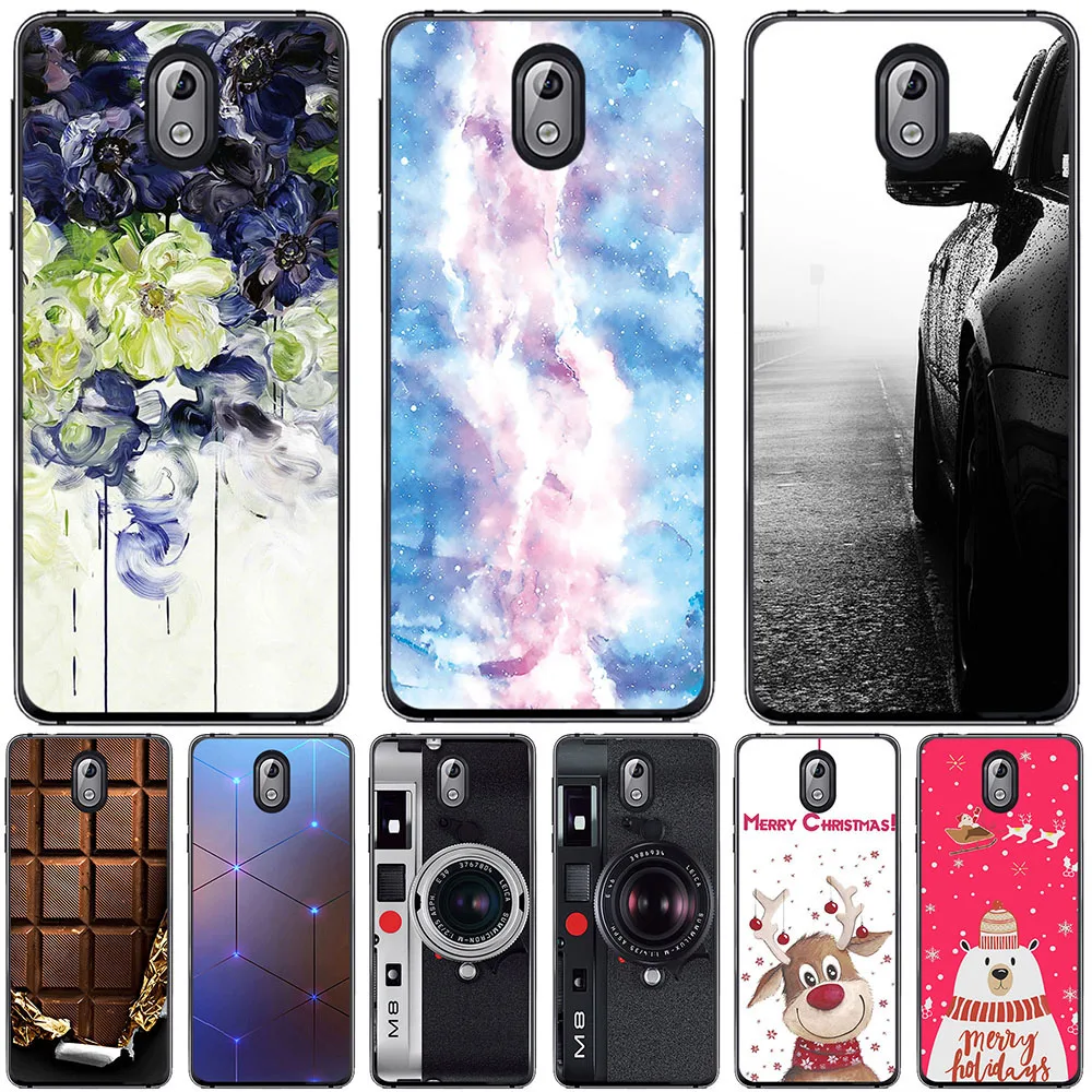 

Phone Bags & Cases For Nokia 3 3.1 3.1 Plus 3.1C Case Cover fashion marble Inkjet Painted Shell Bag