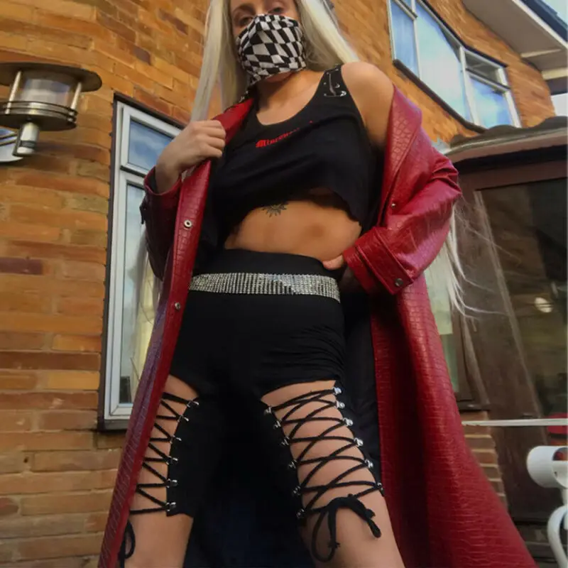 Новинка 2019 года сексуальные женские шорты с вырезами высокой талией в стиле