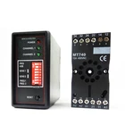 Двухканальный датчик заземления PC232, индукционный петлевой детектор движения, 220 В переменного тока, управление сигналом транспортного средства