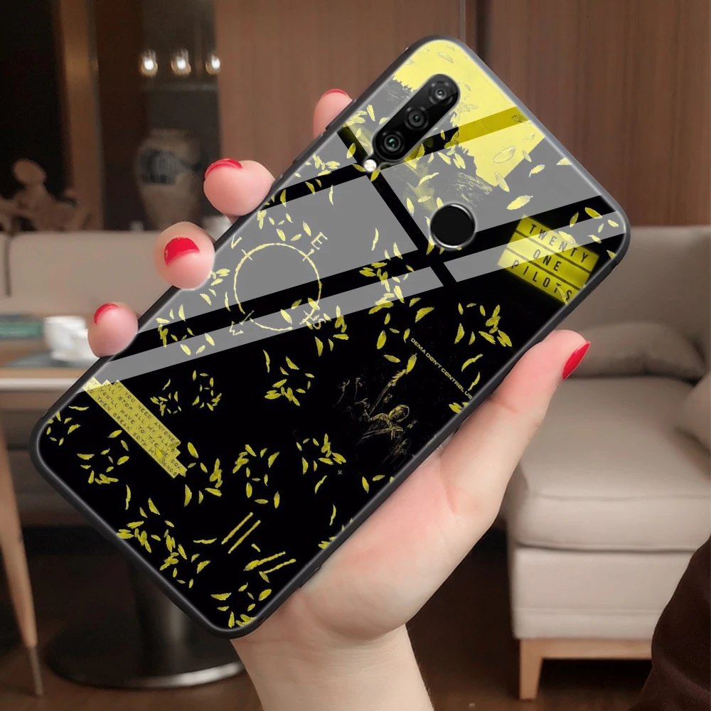 Lavaza Twenty One Pilots Тренч из закаленного стекла мягкий чехол для Huawei Honor 8x9 P Smart mate 20 P10 P20