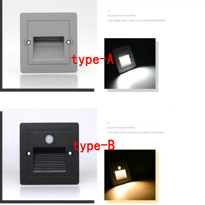 Светодиодный светильник для лестницы с пассивным инфракрасным датчиком