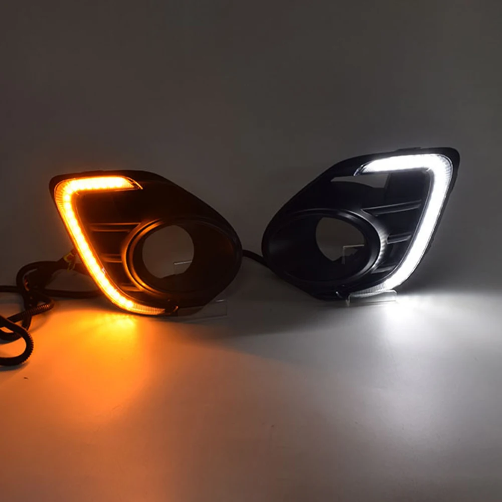 Для Mitsubishi Lancer 2016 2017 2018 Автомобильные светодиодные дневные ходовые огни DRL