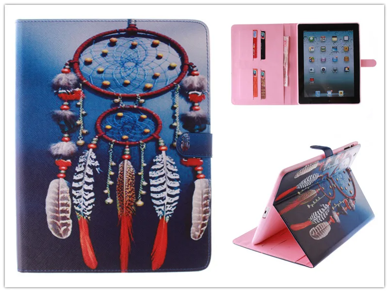 Чехол из искусственной кожи с рисунком девушки тигра Льва совы для iPad Mini 4 Кожаные