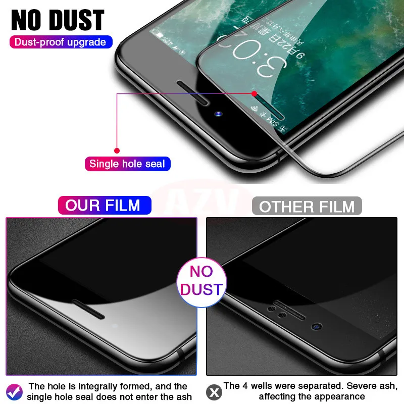 200D изогнутое закаленное стекло для iphone 7 6 6S 8 Plus протектор экрана на iphone X XS MAX XR защитное стекло на iphone 11 PRO MAX