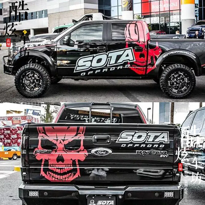 Автомобильная Наклейка для Ford Raptor F150 Рейнджер кузов Внешнее украшение