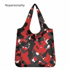 Цветная камуфляжная дизайнерская сумка для покупок Nopersonality для женщин, вместительные сумки для покупок, женские сумки для покупок на заказ