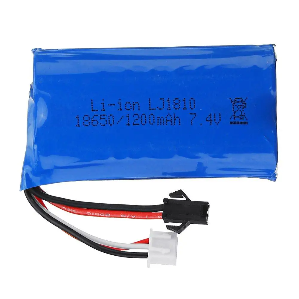 HS 18650 7 4 V 1200mAh 25C 2S литий ионный аккумулятор с анти обратным разъемом для 18301/18302