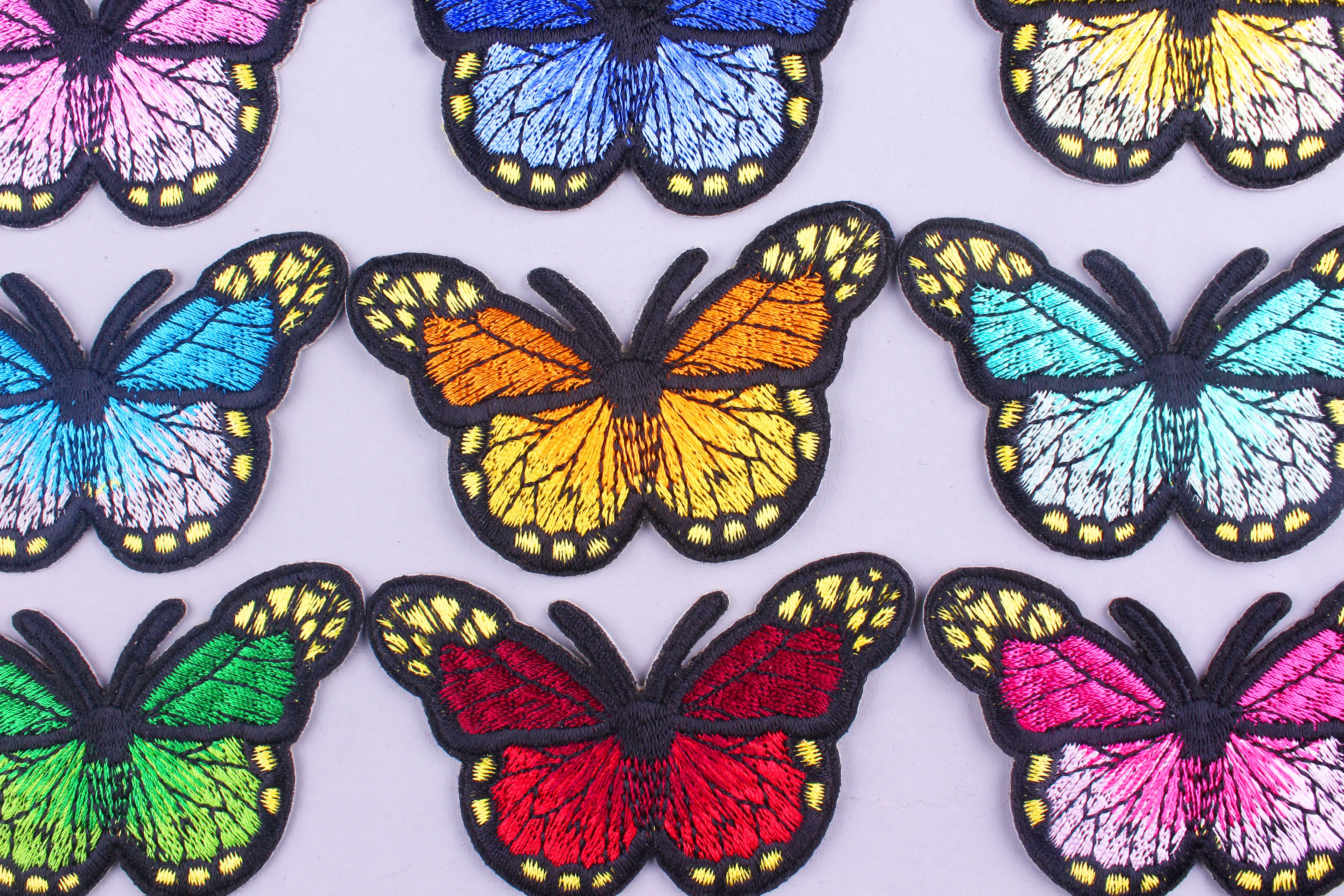 Бабочки железные нашивки на одежду наклейки для футболки милые спине