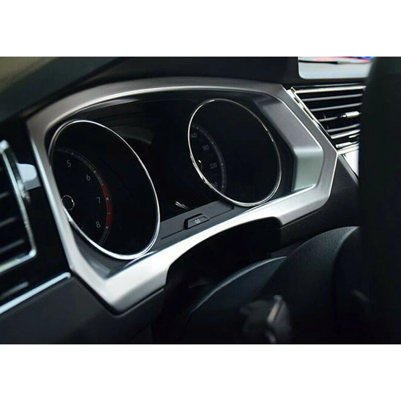 ABS Серебряная декоративная рамка для приборной панели Накладка Tiguan 2017 2019|Лепнина