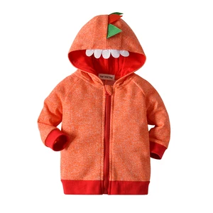 Топ и топ для маленьких мальчиков, мультяшная хлопковая одежда, спортивное пальто, повседневные топы на молнии с капюшоном, толстовка, верхняя одежда, костюмы для новорожденных